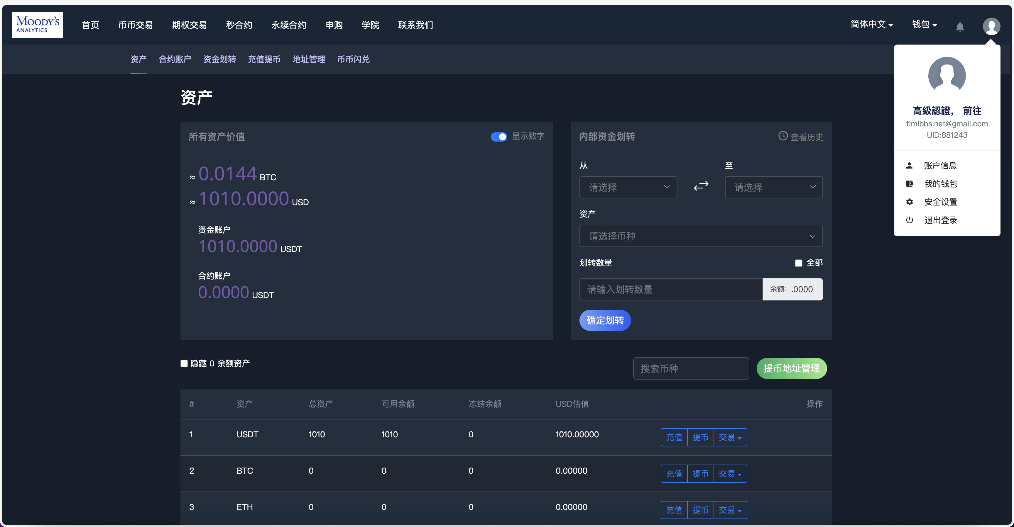 【MOODY’S多语言交易所源码】币币交易+期权交易+秒合约交易+永续合约+交割合约+新币申购+投资理财+前端uniapp纯源码+后端PHP-10